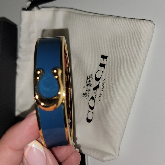 Coach C Hinged Bangle Bracelet - Picture 3 of 5